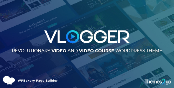 Vlogger: Professional Video & Tutorials WordPress Theme Logo